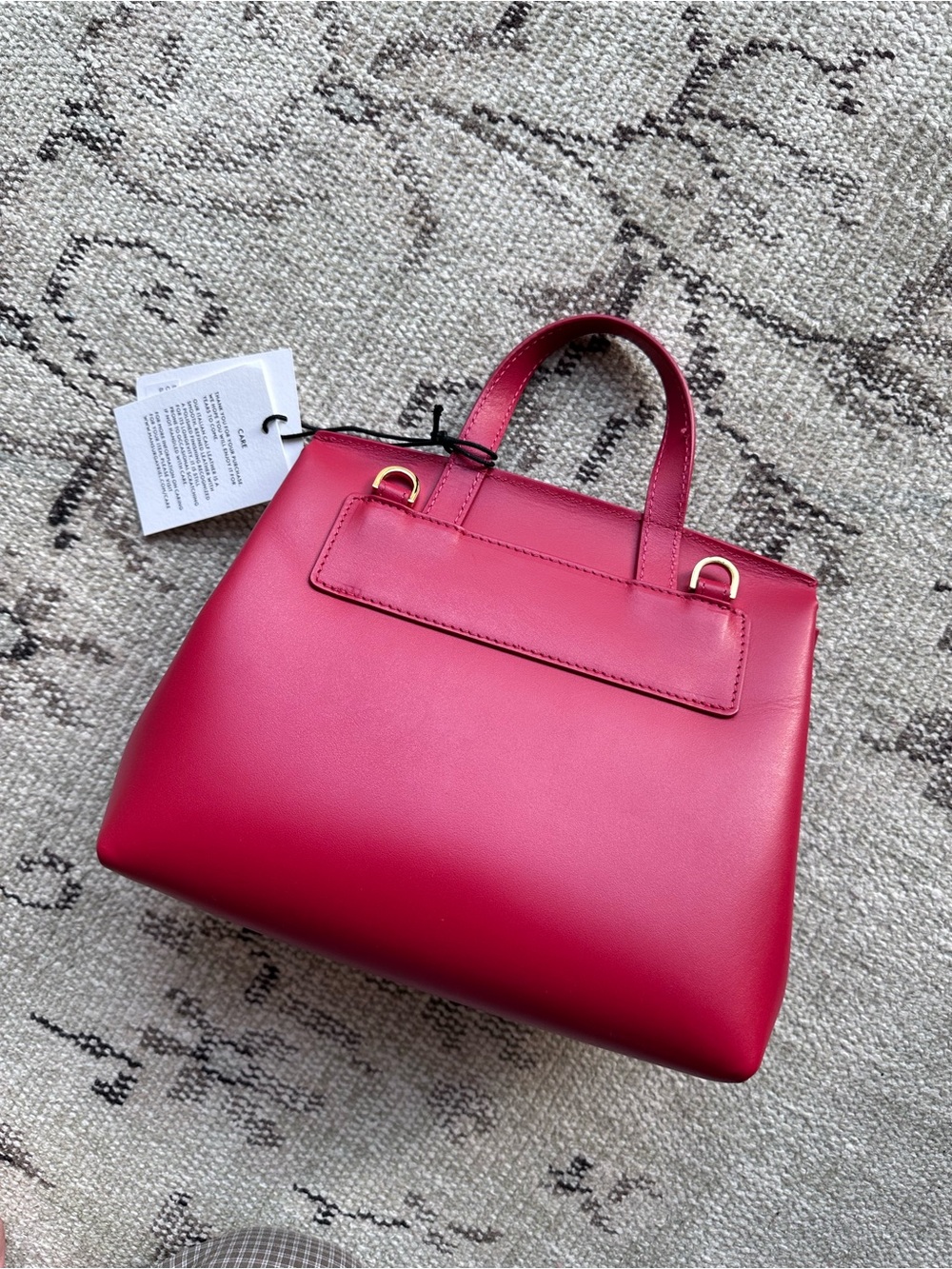 nwt mansur gavriel mini mini lady bag in flamma - Picture 2 of 7